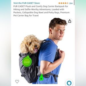 NEW FURCADET Pet Carrier Backpack